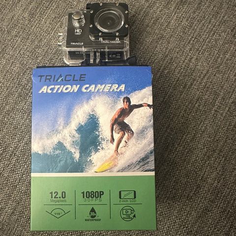 Triacle Action Camera 1080p - selges nytt i eske