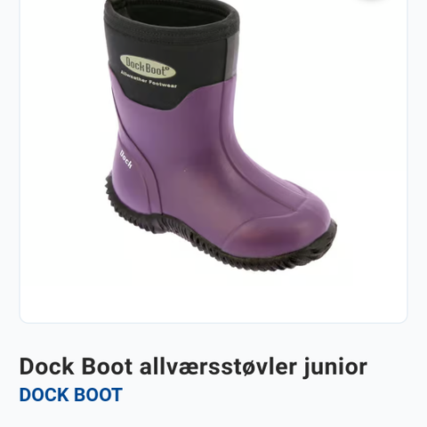 Nye vinerstøvler Dock Boot str 26