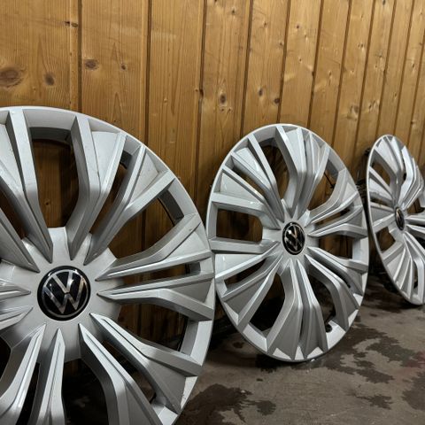 4 stk Orginale VW 17’’ hjulkapsler