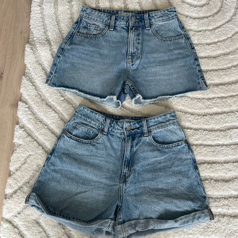 2 stk denim shorts