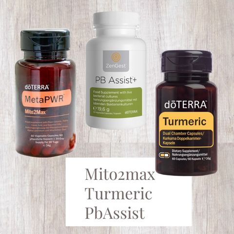 doTERRA - Turmeric, Mito2max og PbAssist+