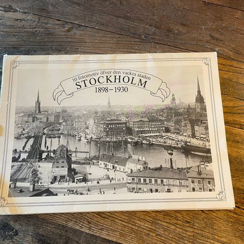 8 bilder fra Stockholm 1898-1930