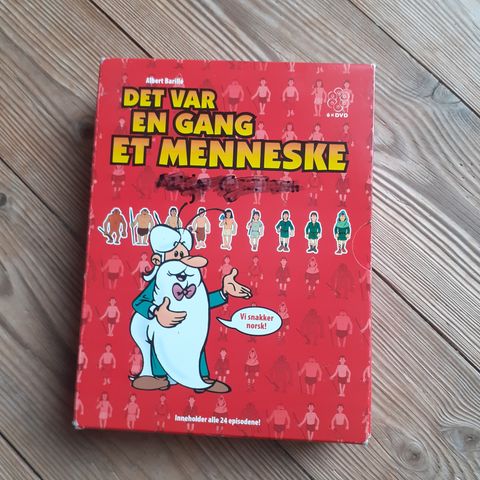 DET VAR ENGANG ET MENNESKE. DVD. KOMPLETT. NORSK UTGAVE.