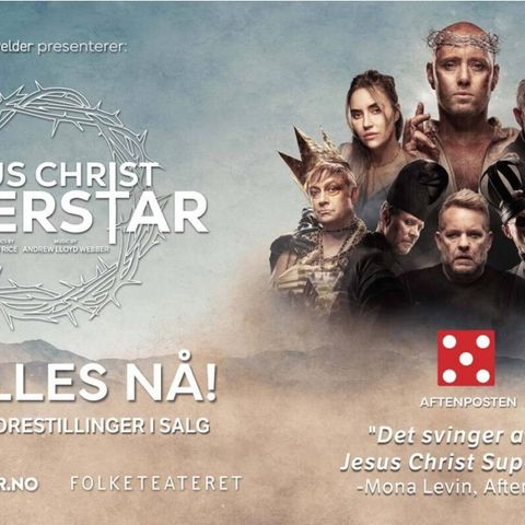 29.09 kl 14:30 - Jesus Christ Superstar 2 billetter