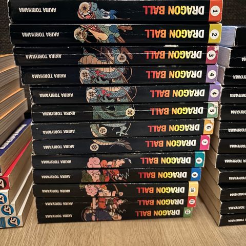 Dragonball, Dragonball Z og Shaman King manga