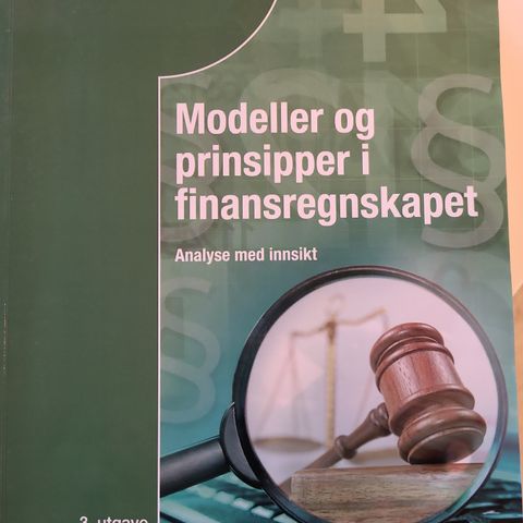 Modeller og prinsipper i finansregnaskapet