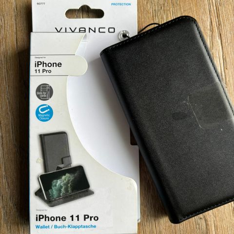 Iphone 11 pro, wallet , ubrukt.