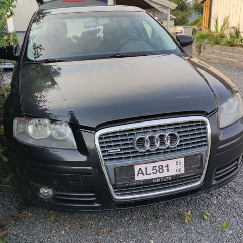 Deler til Audi A3 quattro 07mod selges.