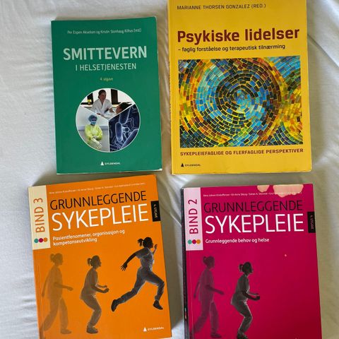 Sykepleier bøker pensum (bachelor grad)