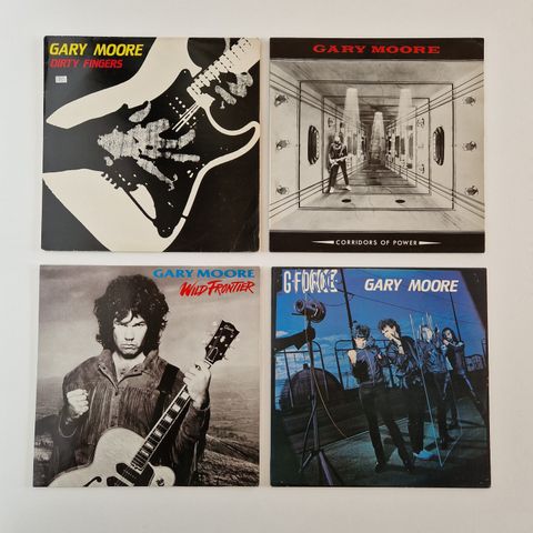 Gary Moore samling lp plater 5stk