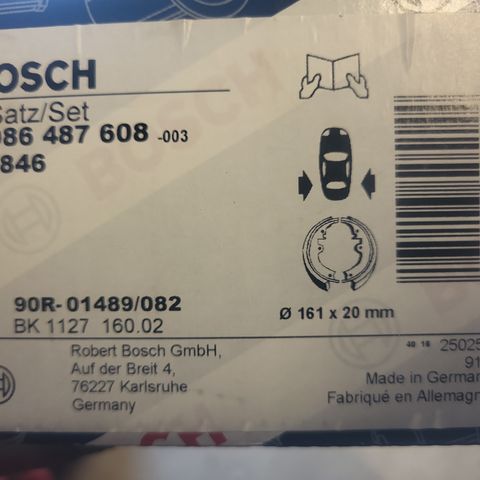 Bosch 0 986 487 608 BS846