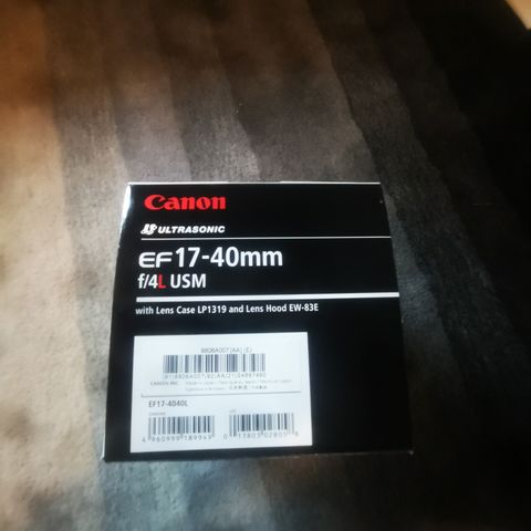 Canon EF 17-40mm f/4L USM