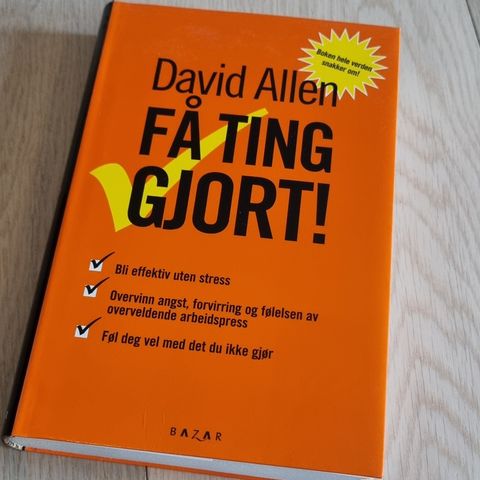 UBRUKT - Få ting gjort - David Allen