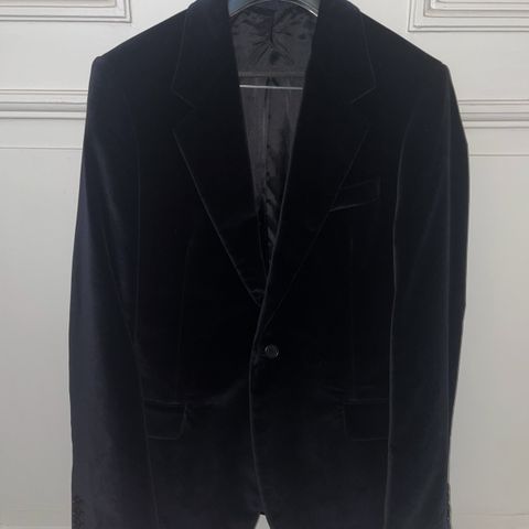 BLK DNM VELOUR BLAZER (sjelden mulighet)