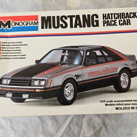 #39. 1979 Mustang Pace Car plastbyggesett