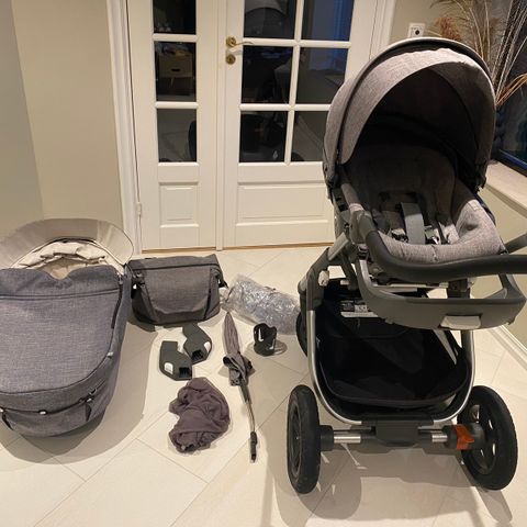 Stokke Trailz med tilleggsutstyr