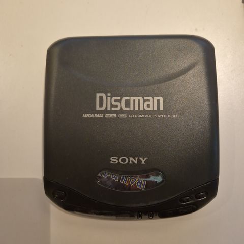 Sony Discman D-141 med Audio-Technica ATH-M50 Headphones