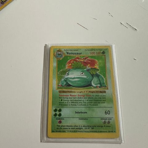 Pokemon kort fra 1999!!! Shadowless/base set/2