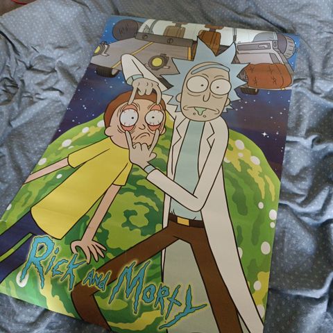 Rick and Morty Poster gis bort