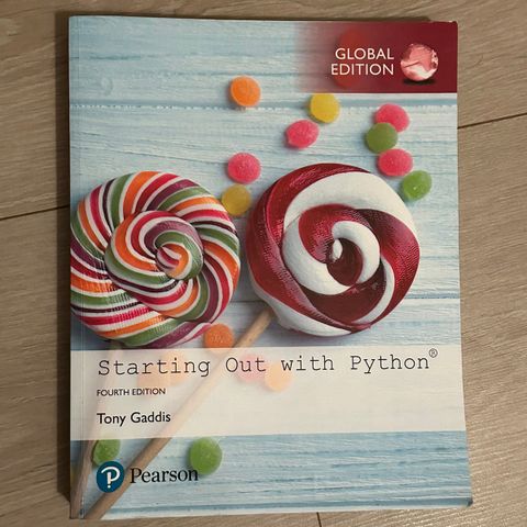 Pensumbok Starting out with Python