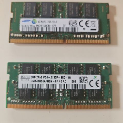 8 gb ddr4 x2