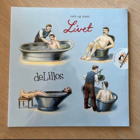 deLillos Rett og slett livet vinyl forseglet