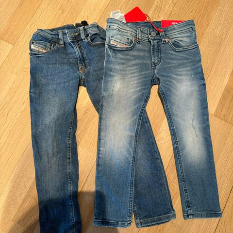 2 stk. Diesel jeans / bukser  -  str. 4