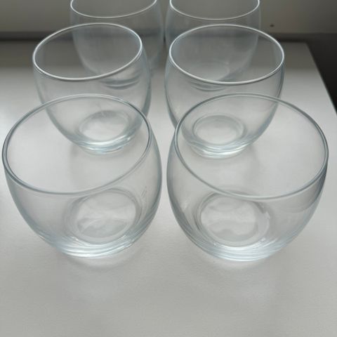 6 vannglass 250 ml