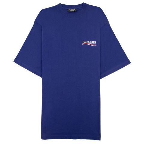 Balenciaga Blue Political Campaign Logo Large Fit (str. S)