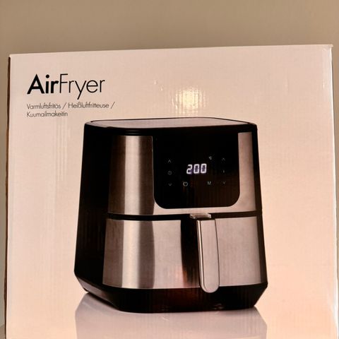 Stor, romslig airfryer - helt ny fra Rusta