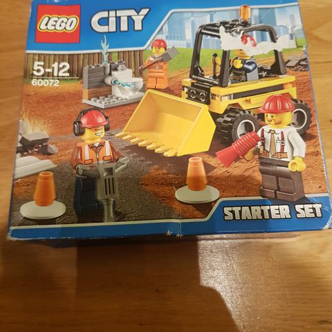 Ny, uåpnet Lego 60072 City - Demolition Starter Set