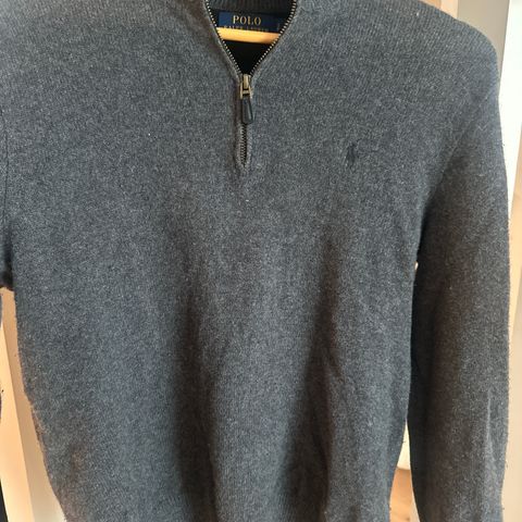 Ralph Lauren wool zip genser