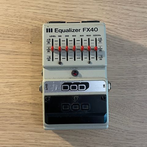 DOD FX40 Equalizer vintage effekt pedal selges