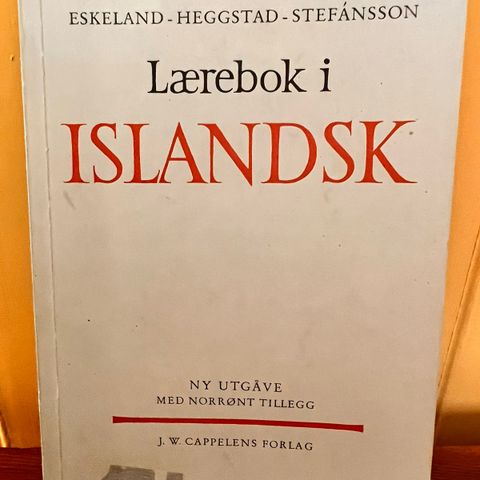 Lærebok i Islandsk