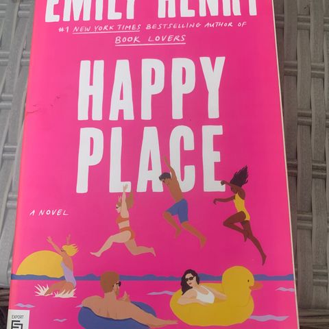 Boka happy place av Emily Henry selges