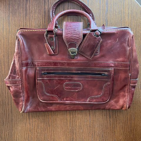 Vintage skinn veske/bag