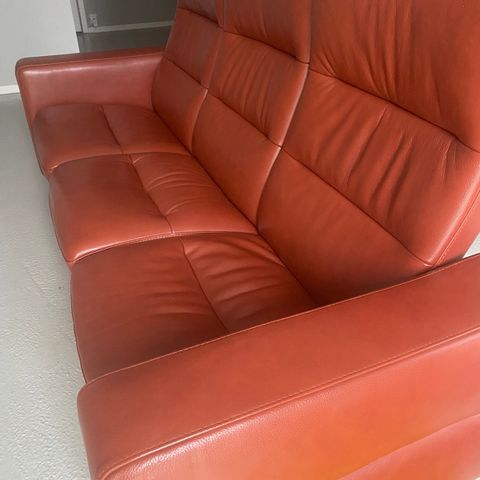 Ekornes 3 +2 skinn sofaer