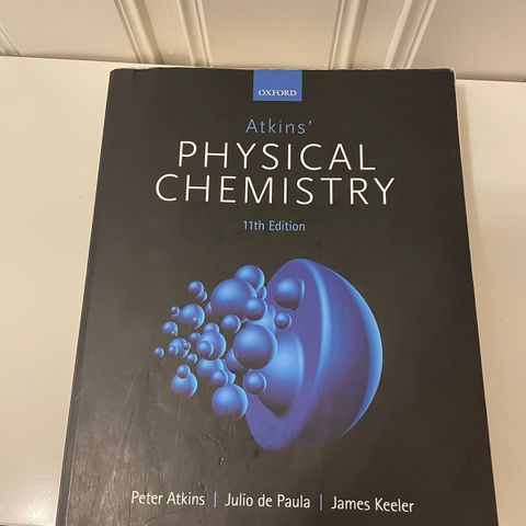 Physical chemistry- Atkins 11th edition