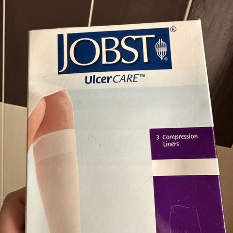 Jobst Ulcercare liner kompresjonssokker, støttestrømper