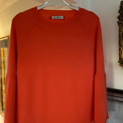 Dyp korall 100% cashmere GERTS OSLO genser