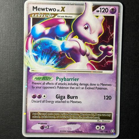 Pokemonkort - Mewtwo Lv. X - Legends Awakened 144/146