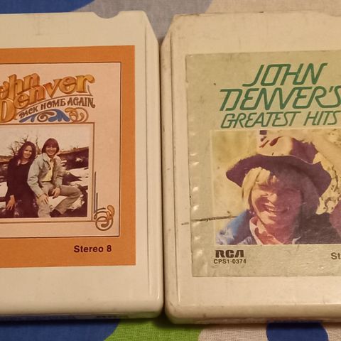 John Denver 8 spors / 8 track kassetter