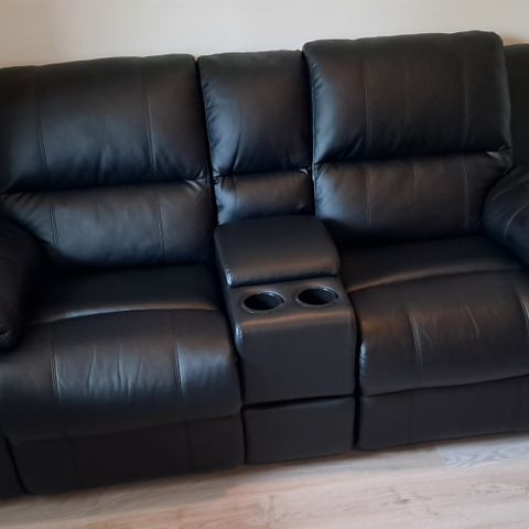 SVART BATUM RECLINER 2-SETERS SOFA