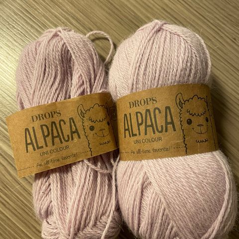 Garn alpaca fra Drops