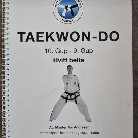 Taekwondo bok Hvitt belte