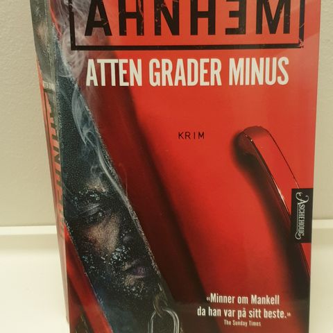 "Atten grader minus" av Stefan Ahnhem