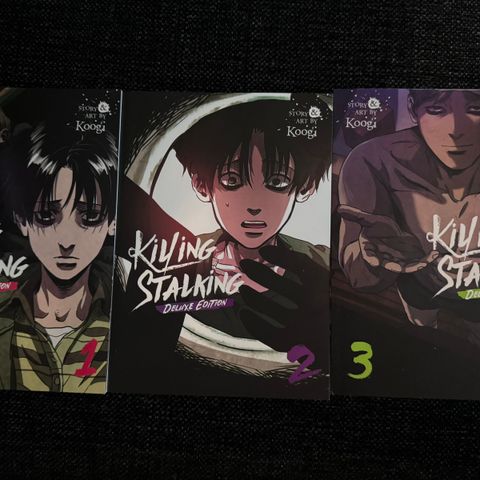 Killing Stalking Manga 1, 2 og 3