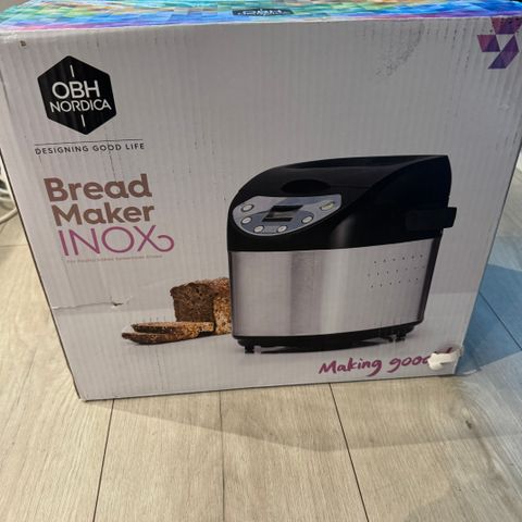 Brødbakemaskin fra OBH Nordica