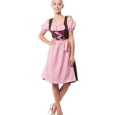 Dirndl oktoberfest kjole str 44