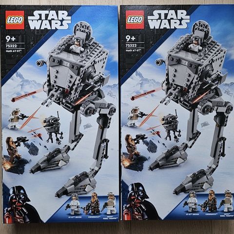 Selger 2 stk. Lego Star Wars Hoth AT-ST 75322